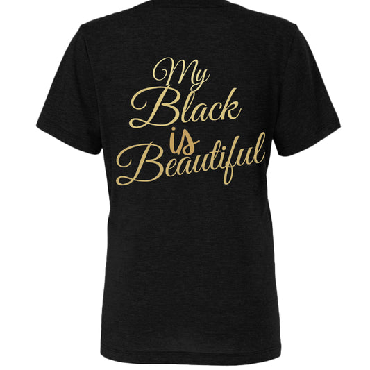 SOLID BLK TRIBLEND - BACK